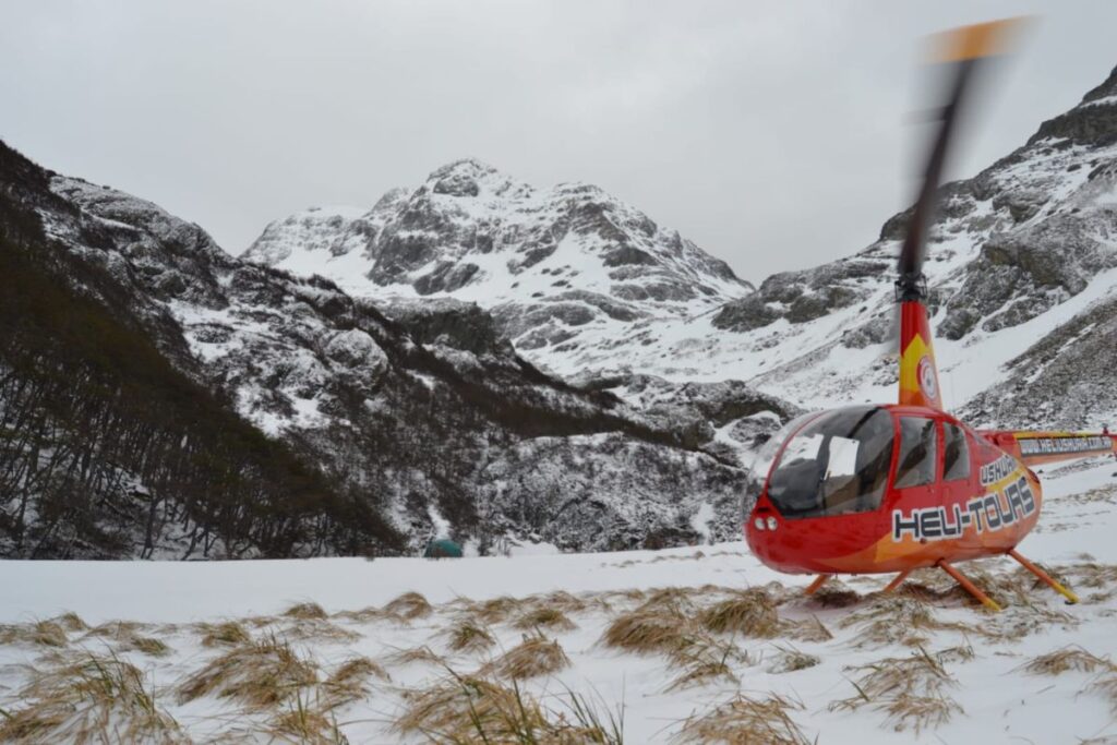 sobrevuelo en Ushuaia