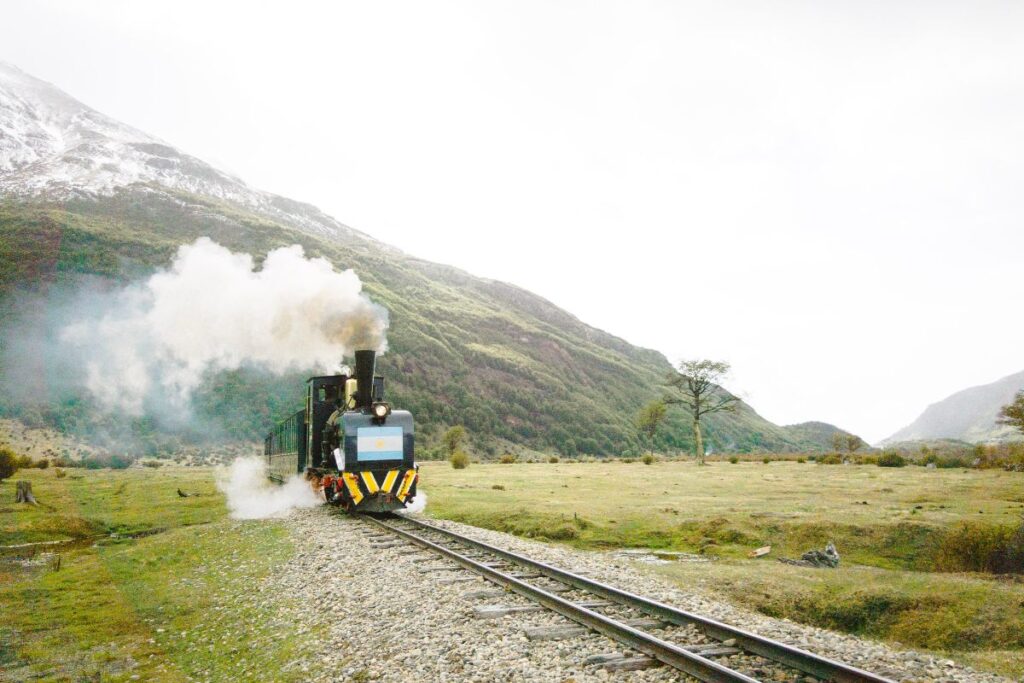 tren en verano